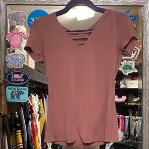 Mauve T shirt